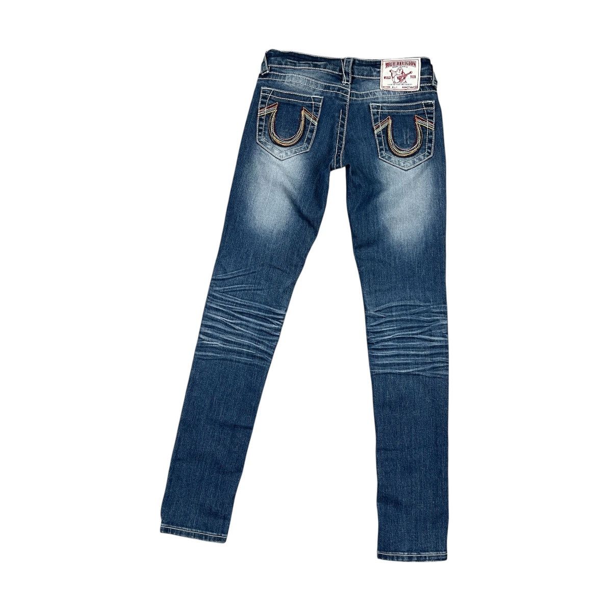 True Religion True Religion Made In USA Blue Denim Skinny Jeans Vtg Size 27" / US 4 / IT 40 - 1 Thumbnail