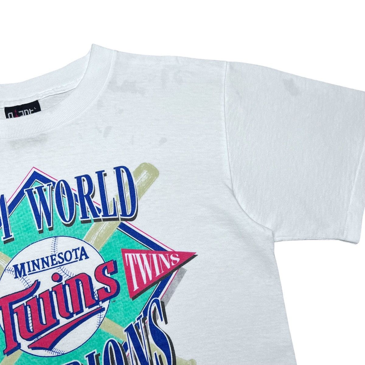 MLB Vtg 1991 MLB Minnesota Twins World Champions Starter T-Shirt Size US L / EU 52-54 / 3 - 9 Thumbnail
