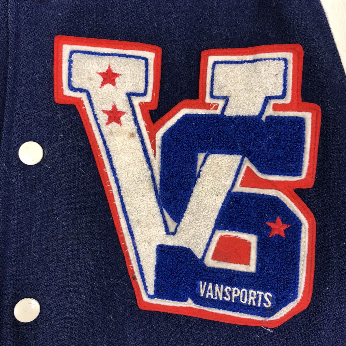 Other × Vintage Vansport Varsity Rares Wool Leather Jacket Size US M / EU 48-50 / 2 - 16 Thumbnail