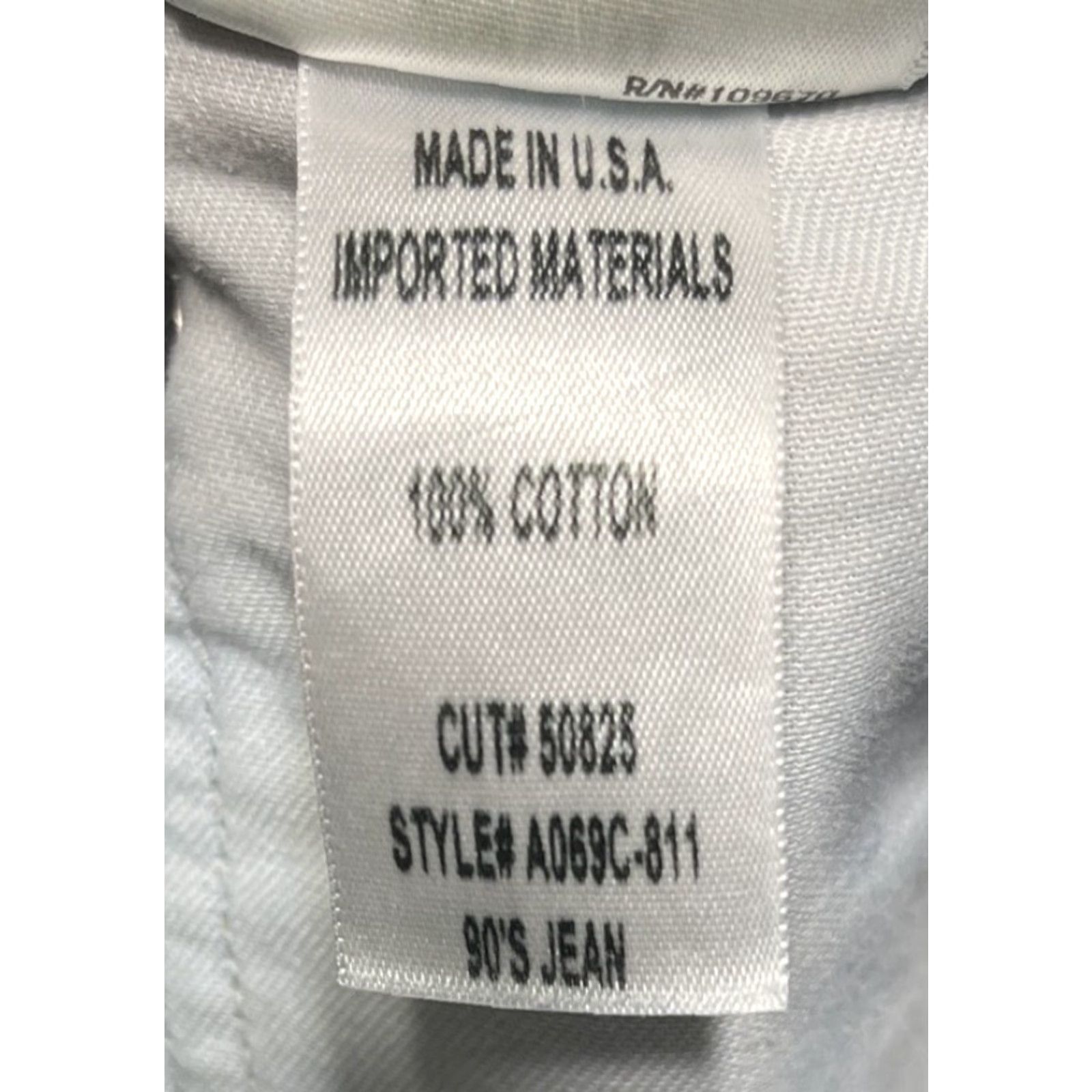 Agolde VINTAGE Agolde Jeans 90s Distressed Button Fly Women’s 26 28 Light Blue Frayed Organic Cotton Denim Jeans Boy Size 26" / US 2 / IT 38 - 7 Thumbnail