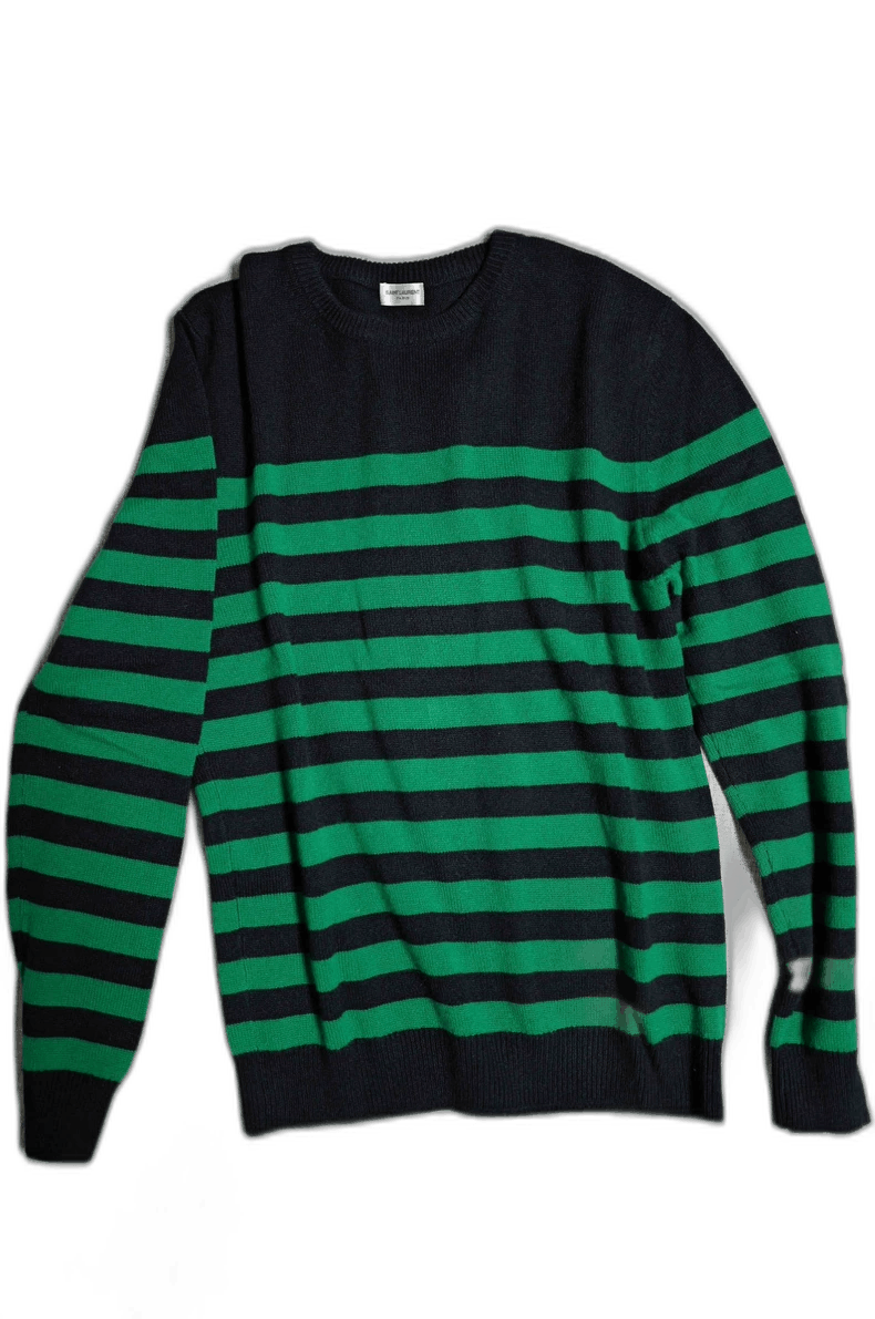 Saint Laurent Striped Cashmere Sweater