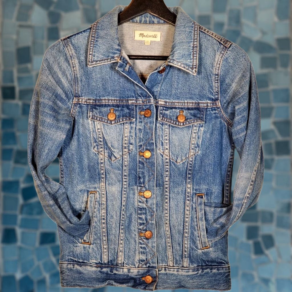 Madewell Madewell Classic Denim Jean Jacket Pinter Wash F0370 Size XS Women's Size 26" / US 2 / IT 38 - 1 Thumbnail
