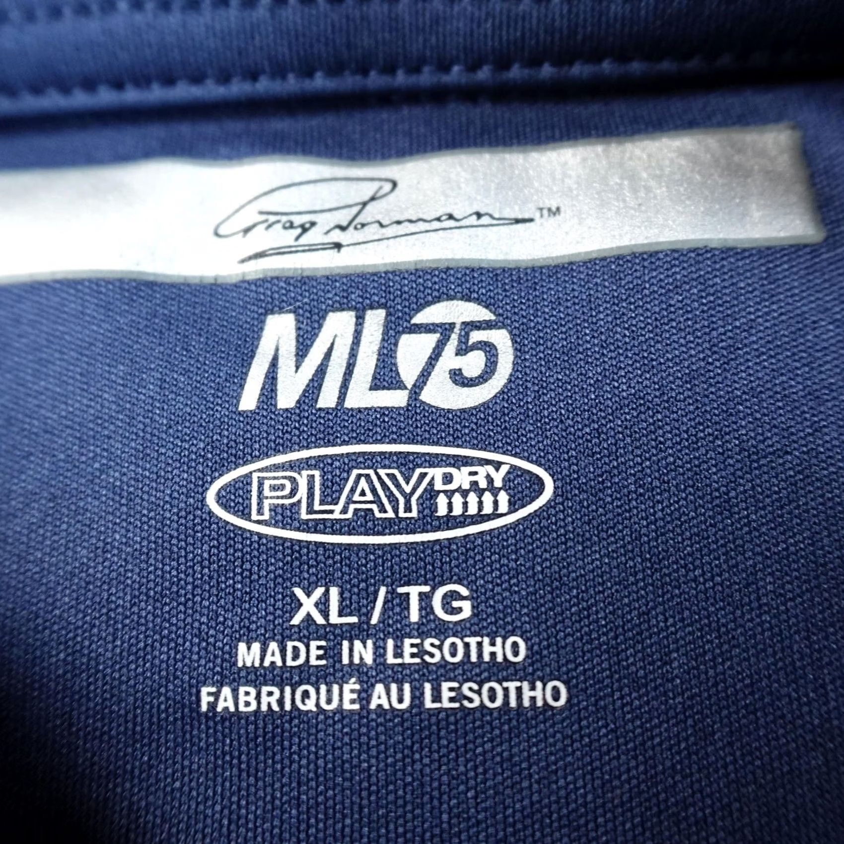 Vintage Greg Norman Polo Shirt Mens XL Blue PlayDry Golf Performance Stretch Polo Shirt Size US XL / EU 56 / 4 - 4 Thumbnail