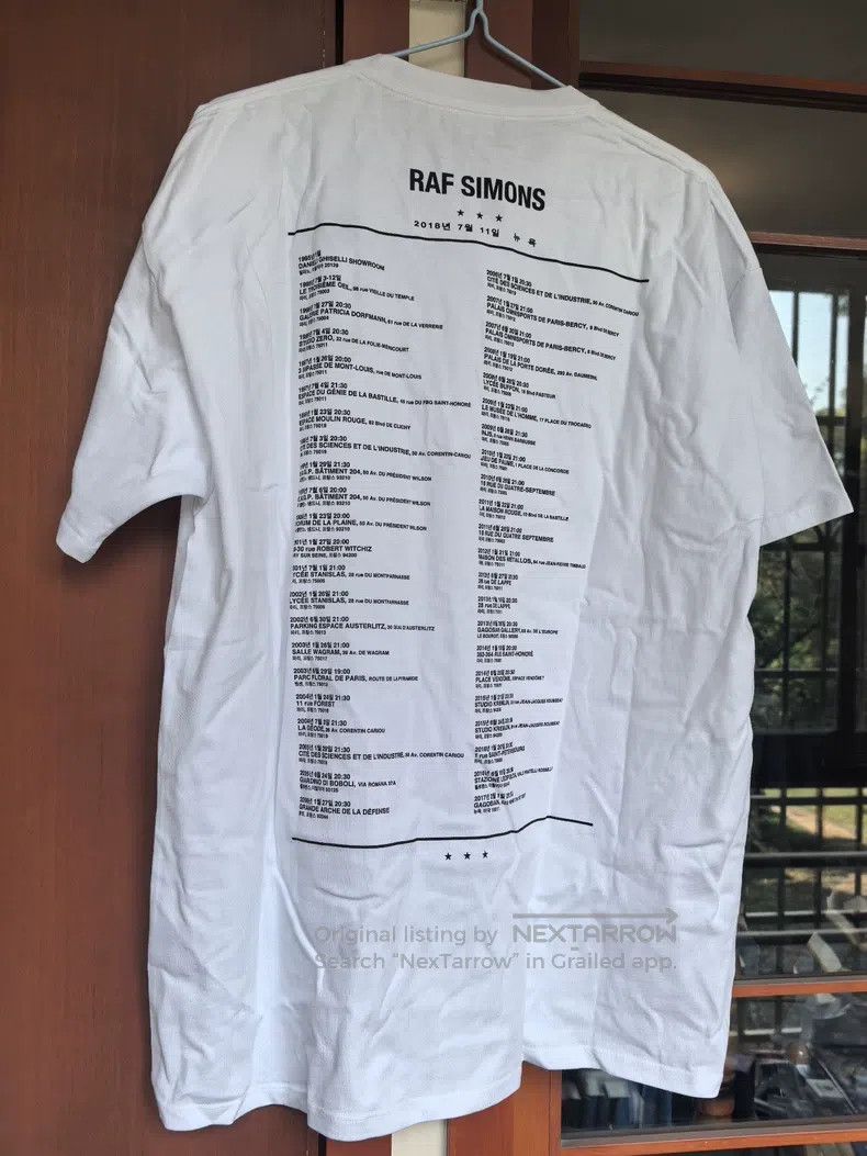 Raf Simons Raf simons Ss18 short sleeve travelling non-band short sle Size US S / EU 44-46 / 1 - 2 Thumbnail