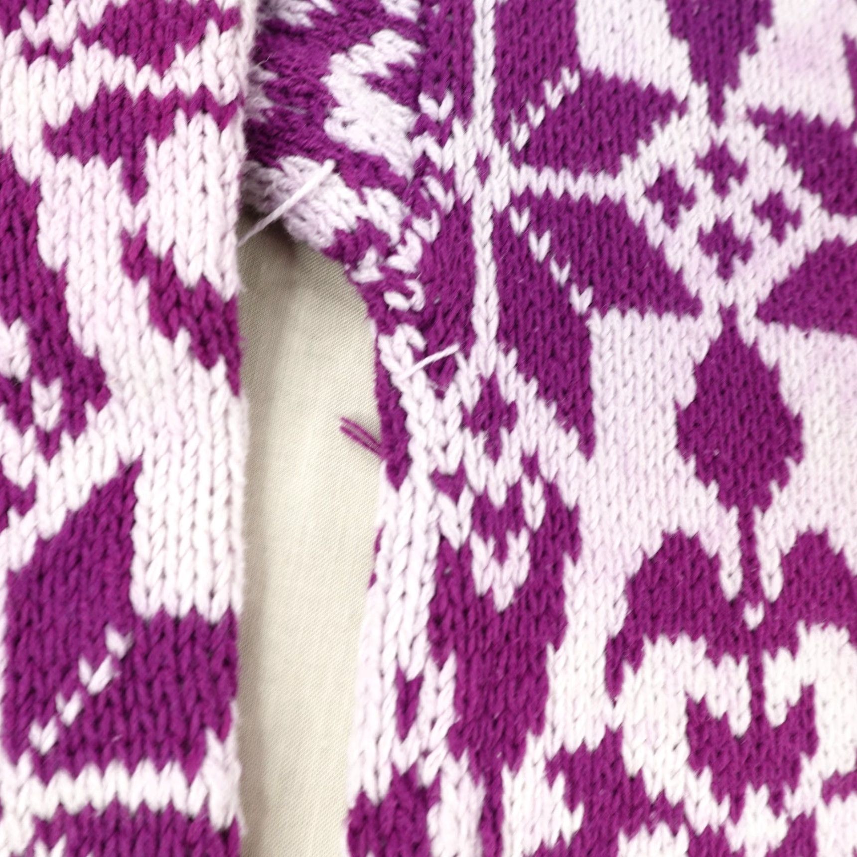 Eddie Bauer VINTAGE Eddie Bauer Sweater Large Purple Faire Isle Thick Chunky Fisherman Mens Size US L / EU 52-54 / 3 - 5 Thumbnail