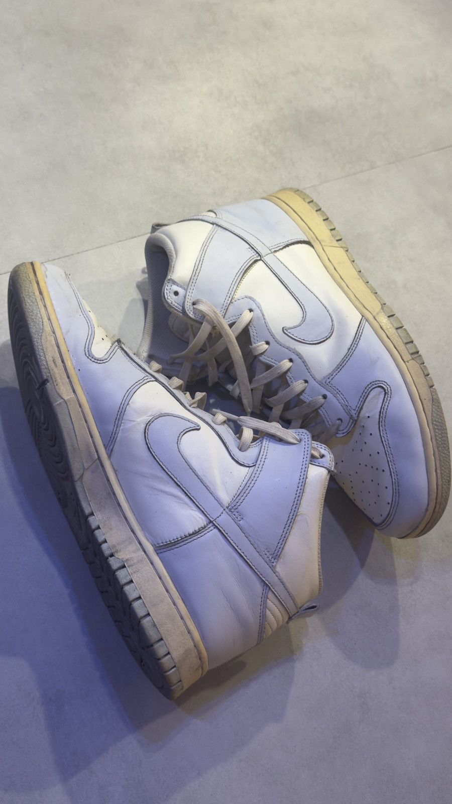 Nike Nike Dunk High Football Grey Size US 11.5 / EU 44-45 - 5 Thumbnail
