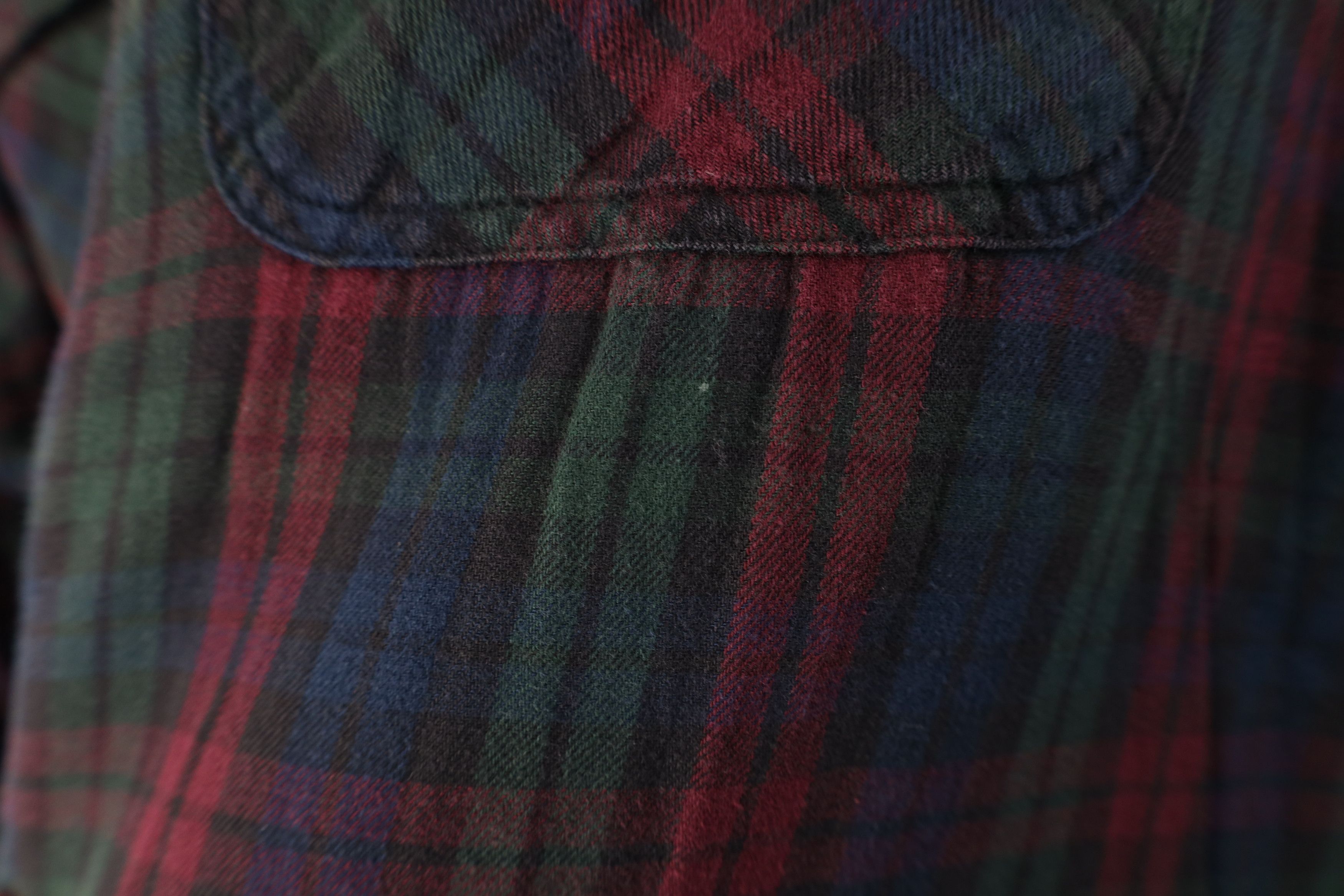 Vintage Vintage 90s Streetwear Fleece Lined Flannel Shirt Jacket Jac Size US L / EU 52-54 / 3 - 10 Thumbnail