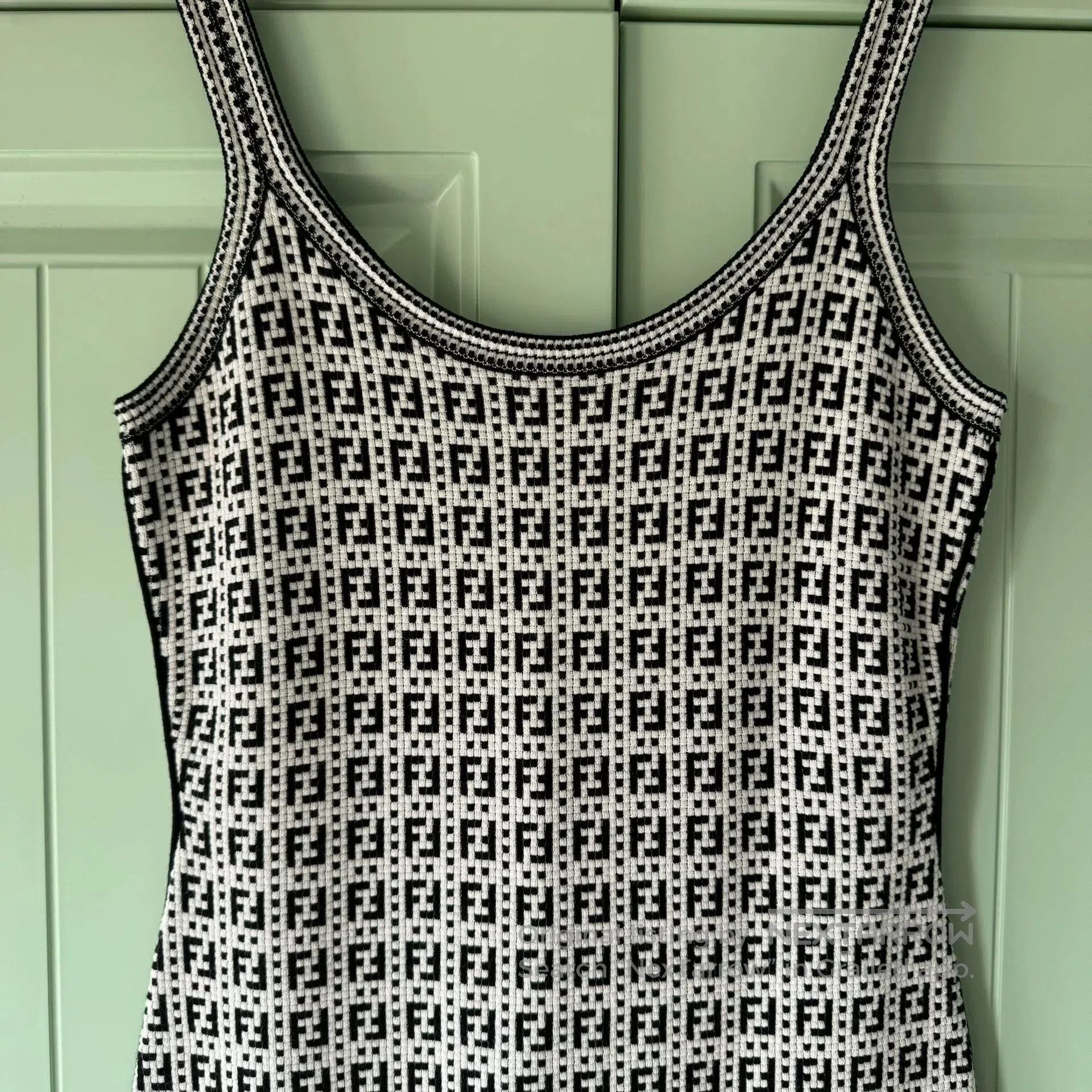Fendi FENDI FF Logo Sling Dress. Size S / US 4 / IT 40 - 6 Thumbnail