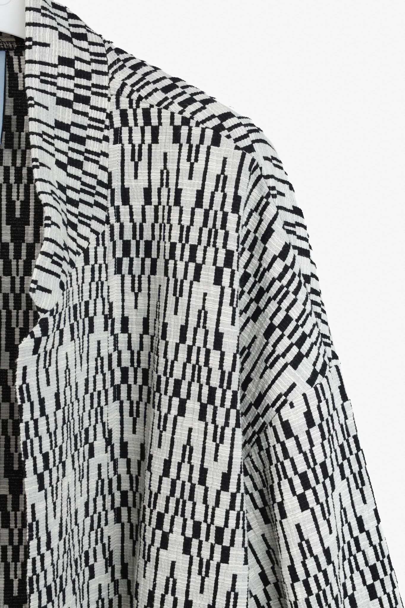 Other Ayrtight Black and White Duster Coat Size L / US 10 / IT 46 - 5 Thumbnail