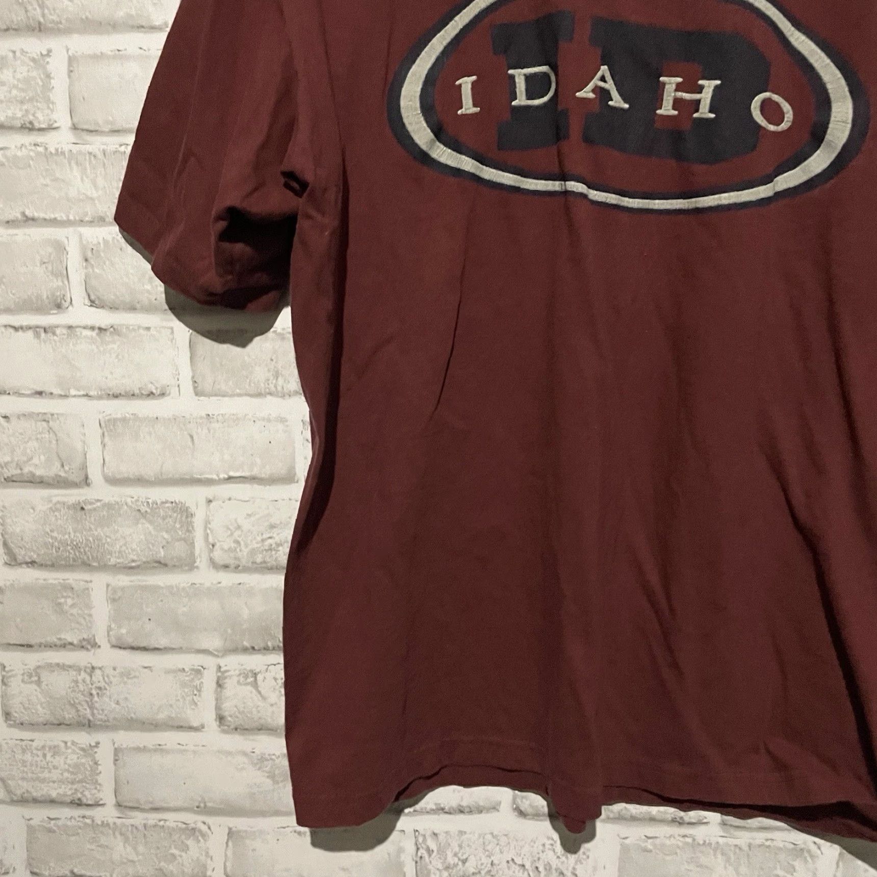 Vintage VINTAGE TUF Shirt Mens L Red USA Idaho Single Stitch Graphic Tee Size US L / EU 52-54 / 3 - 3 Thumbnail