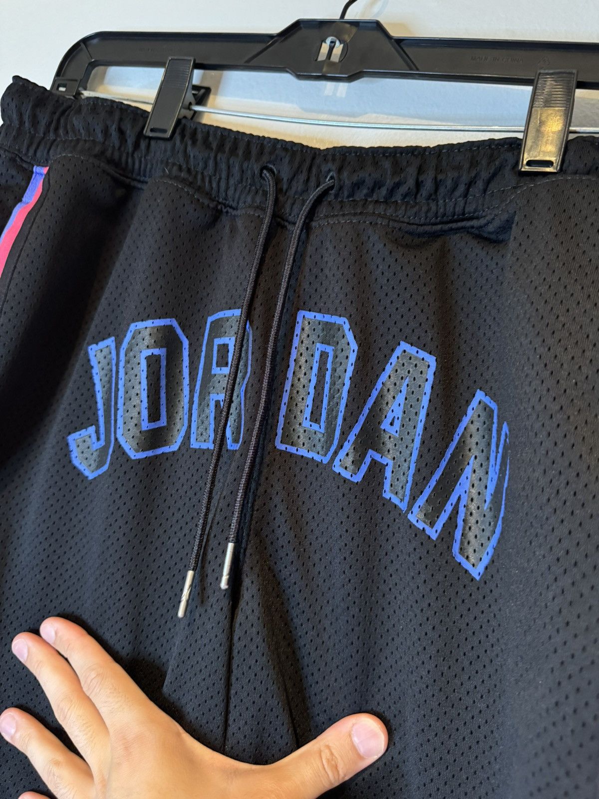 Jordan Brand Nike Jordan Sport DNA Mesh Shorts Black/Blue Men's Large Size US 40 / EU 56 - 3 Thumbnail
