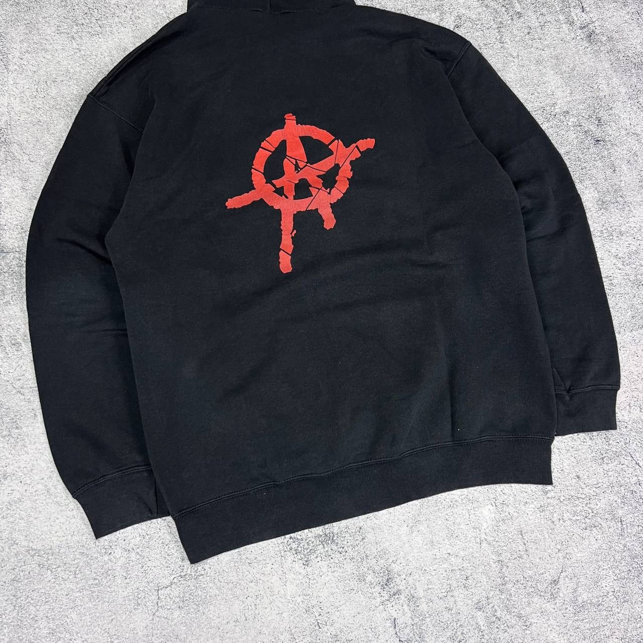 Vintage Vintage Punks Not Dead Anarchy A Graphic Hoodie Size XL Size US XL / EU 56 / 4 - 8 Thumbnail