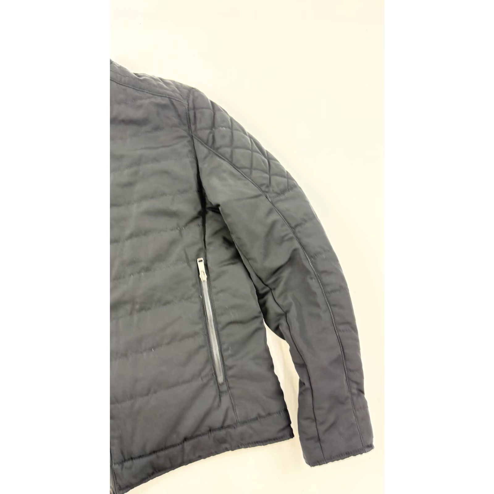 Zara Zara Jacket Mens Large Black Quilted Puffer Moto Zip Pockets Lightweight Jacket Mens Black Quilted Puffer Zip Pockets Lightweight Size US L / EU 52-54 / 3 - 6 Thumbnail