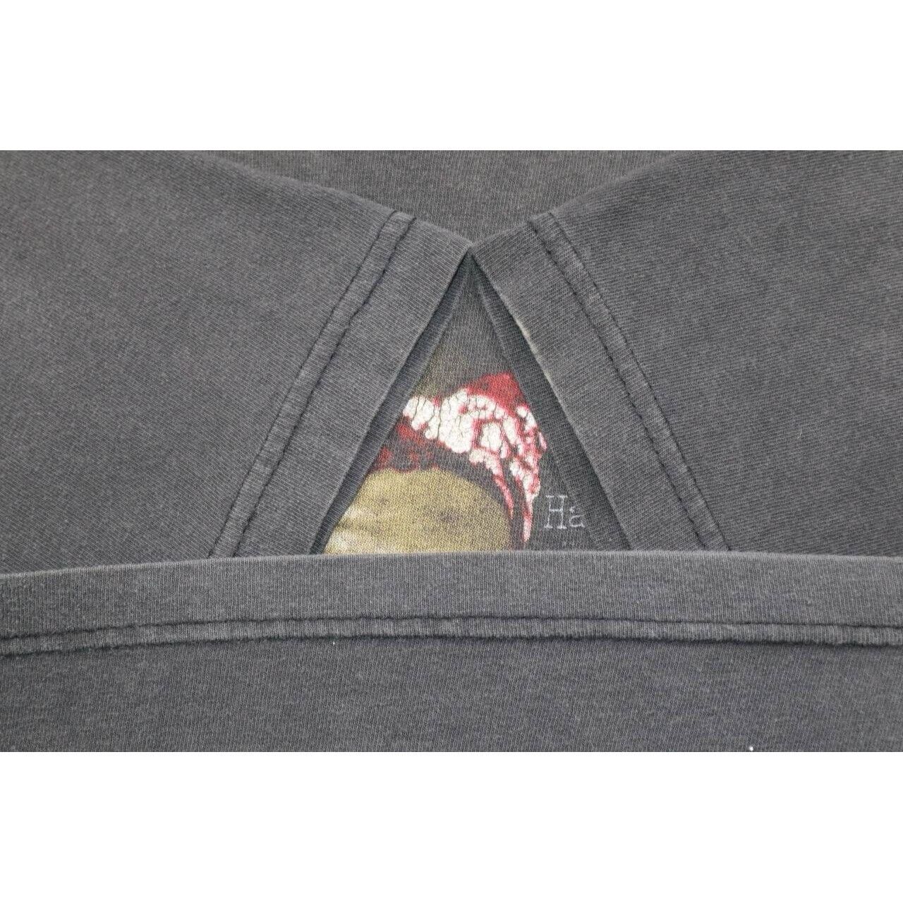 Vintage VTG 90s Y2K Tupac Shakur Memorial BLACK Shirt Hip Hop 3XL Size US XXL / EU 58 / 5 - 5 Thumbnail