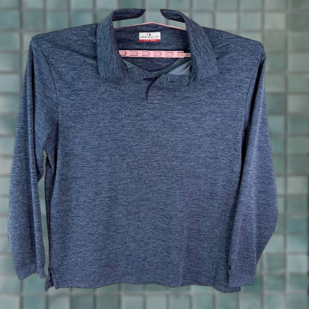 Vintage Grand Slam Performance Polo Golf XL Mens Blue Pullover Collared Shirt Size US XL / EU 56 / 4 - 1 Thumbnail