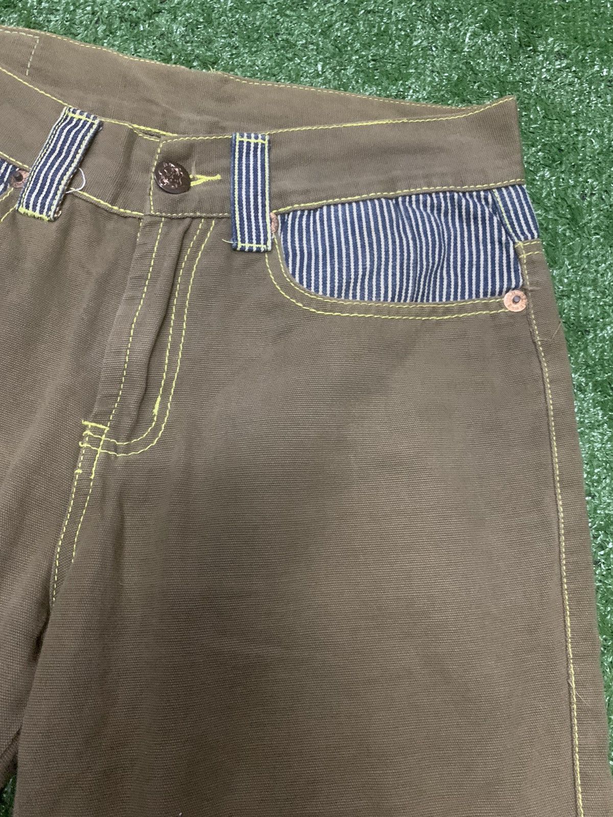 Japanese Brand EVISU HIKORY MULTIPOKET Pants Size US 30 / EU 46 - 10 Thumbnail