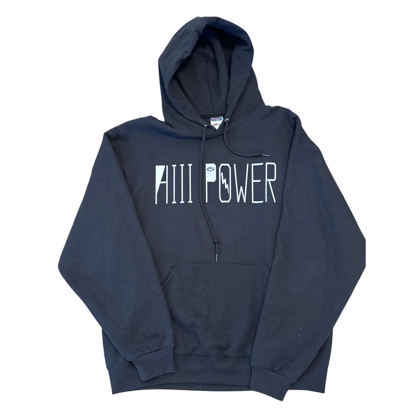 Jerzees 2013 rare OG “HiiPoWeR woodmark Hoody” Kendrick Lamar Merch Size US XL / EU 56 / 4 - 1 Thumbnail