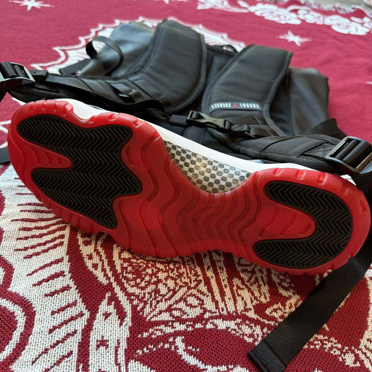 Jordan Brand × Nike 2014 Nike Air Jordan XI 11 Bred Backpack Premium Shoe Bag Size ONE SIZE - 7 Thumbnail