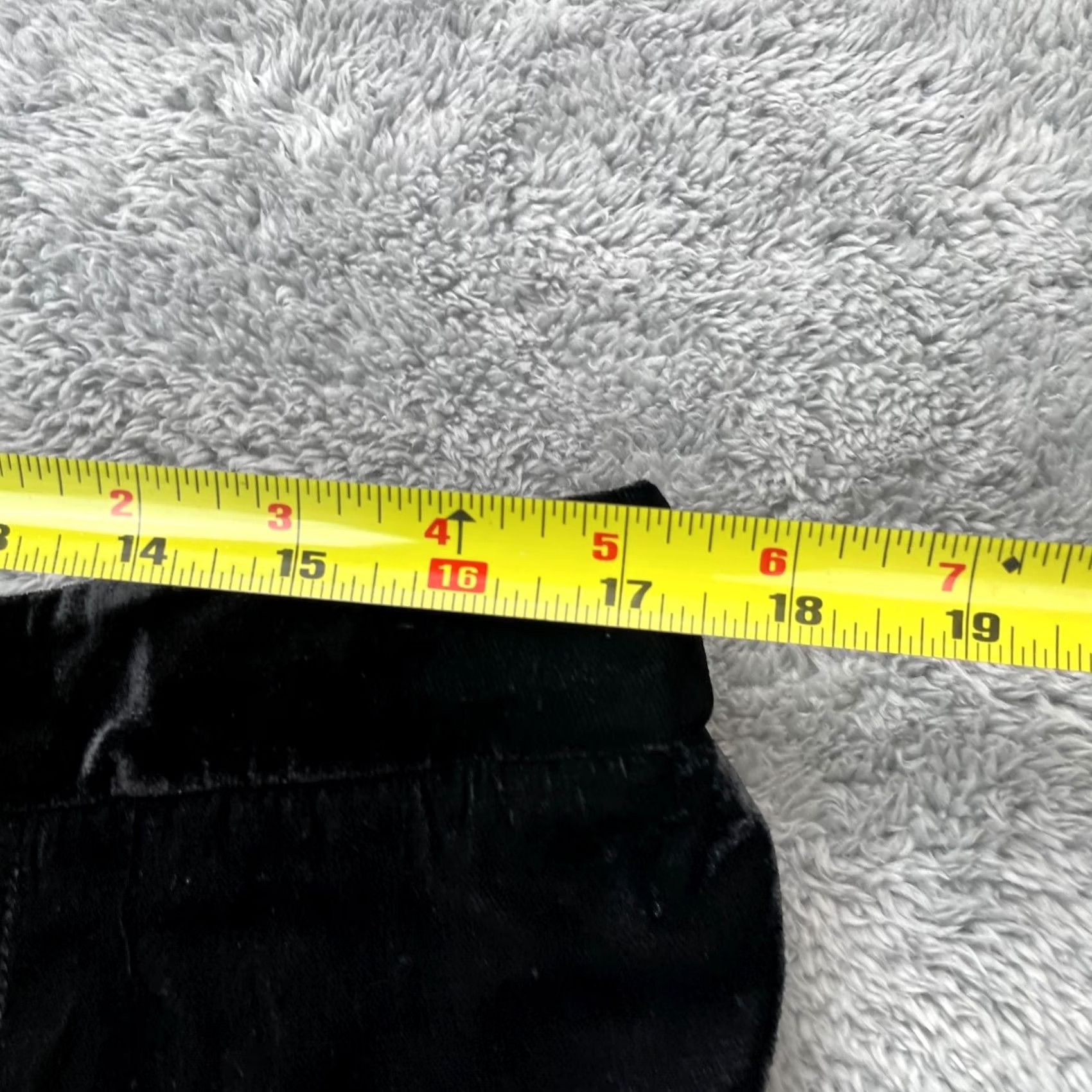 Vintage Antonio Melani Pants Womens 16 Black Velvet Wide Leg Dress Classic Cocktail Size 25" / US 0 / IT 36 - 7 Thumbnail