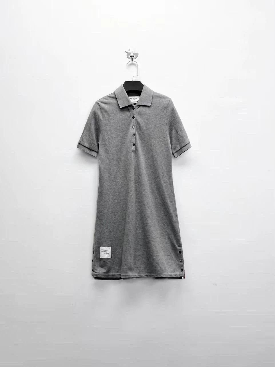 Thom Browne thom browne gray polo dress with stripes Size M / US 6-8 / IT 42-44 - 1 Thumbnail