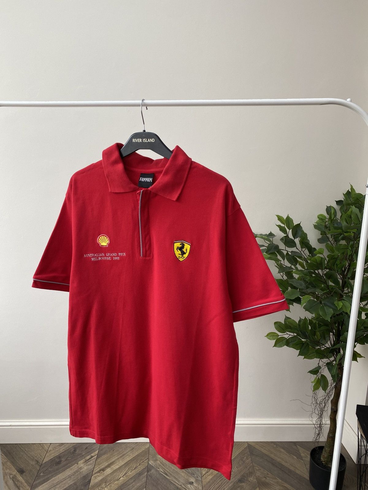 Ferrari × Vintage Vintage Ferrari 2002 Australian Melbourne 1/4 zip polo Size US L / EU 52-54 / 3 - 4 Thumbnail
