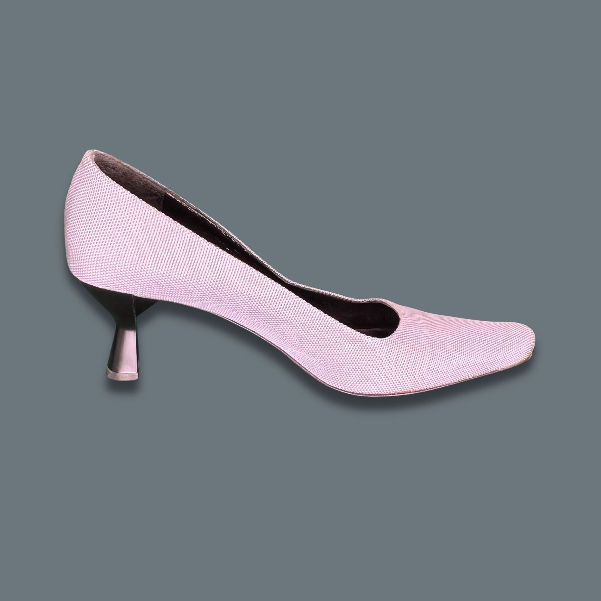 Other Paloma Square-Toe Pink Slip-On Pumps Made In Italy Leather S Size US 9.5 / IT 39.5 - 3 Thumbnail