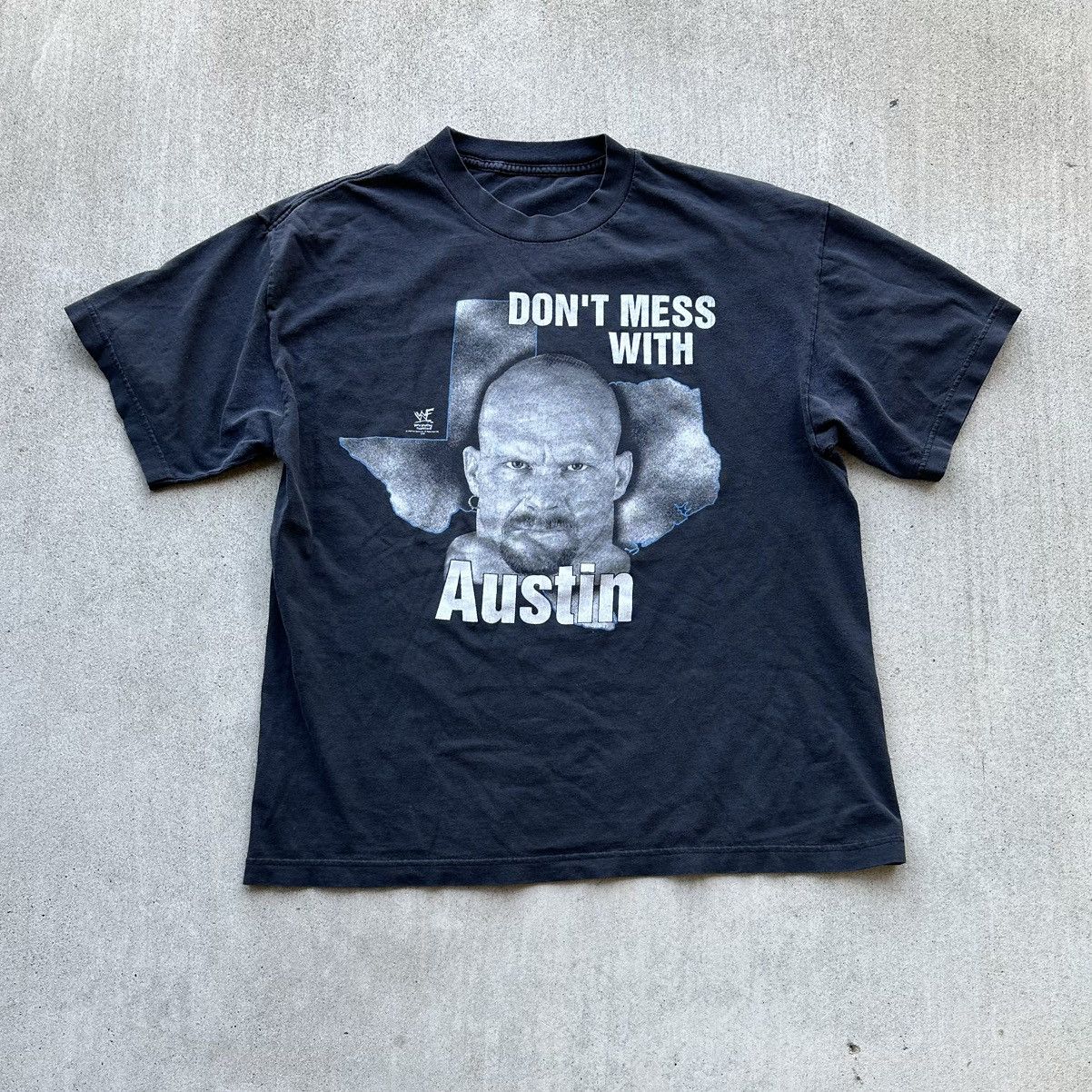 Vintage Stone Cold Steve Austin Tee 90s WWE Wrestling Large