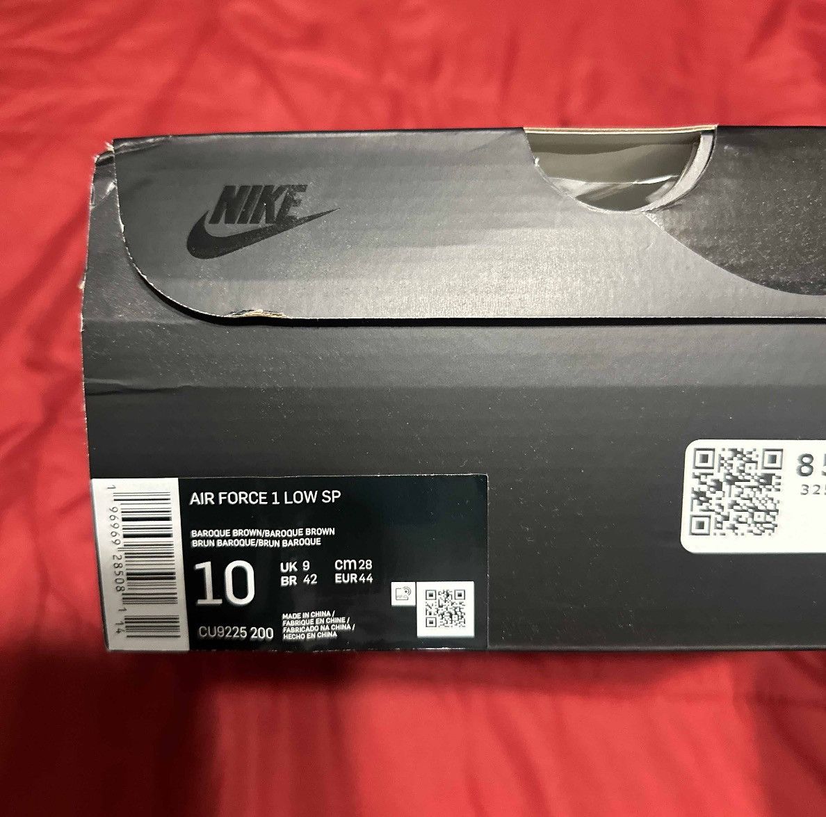 Nike × Supreme Nike Supreme x Air Force 1 Low 'Box Logo - Baroque Brown' Size US 10 / EU 43 - 8 Thumbnail