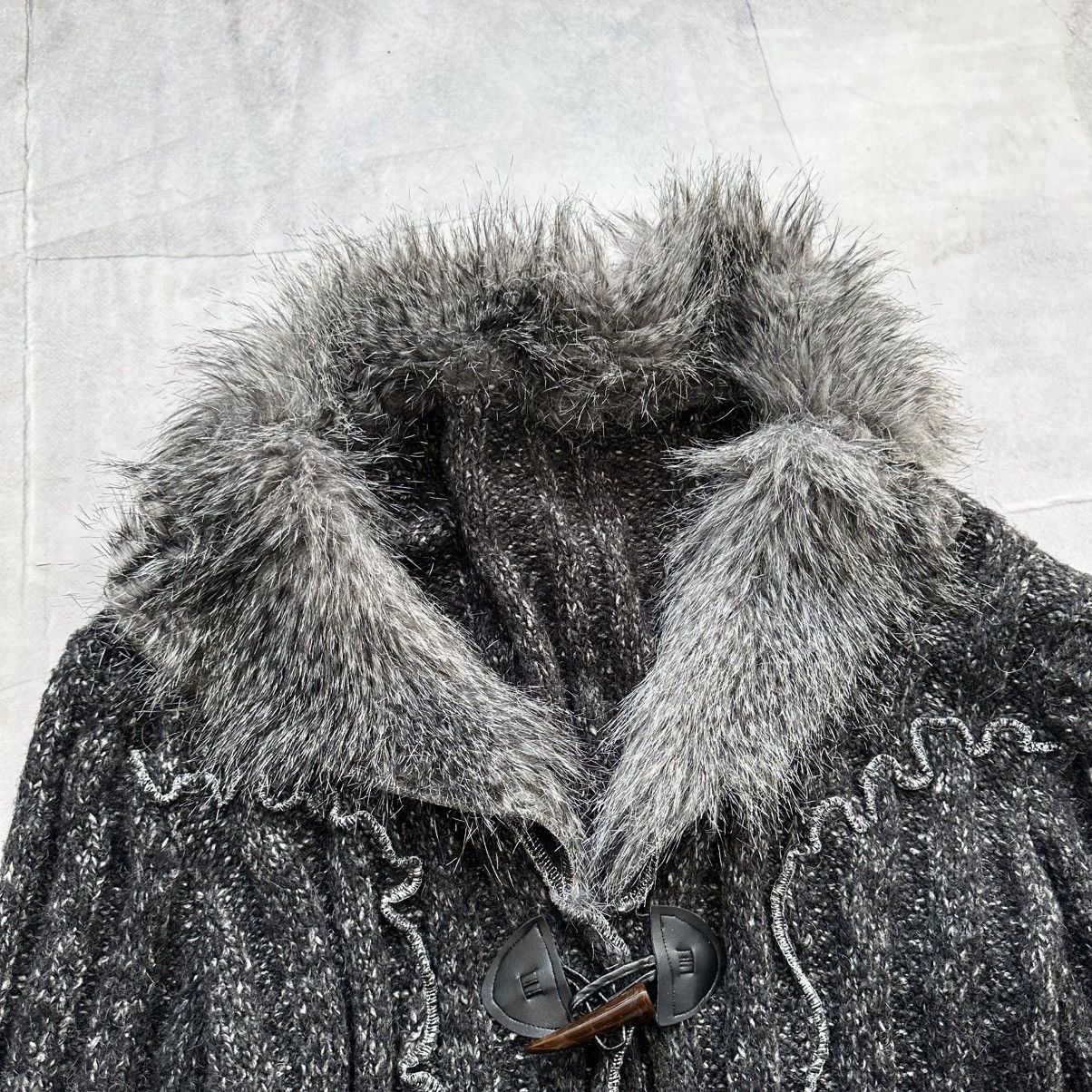 Hysteric Glamour × Undercover Gothic Faux Fur Cardigan Sweater Zone Bleue Rundholz Vibe Size L / US 10 / IT 46 - 10 Thumbnail