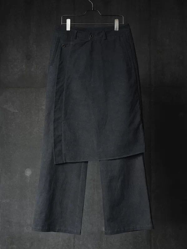 Professor.E Chen G- Dirty Wash Apron Pants Size US 35 - 1 Thumbnail
