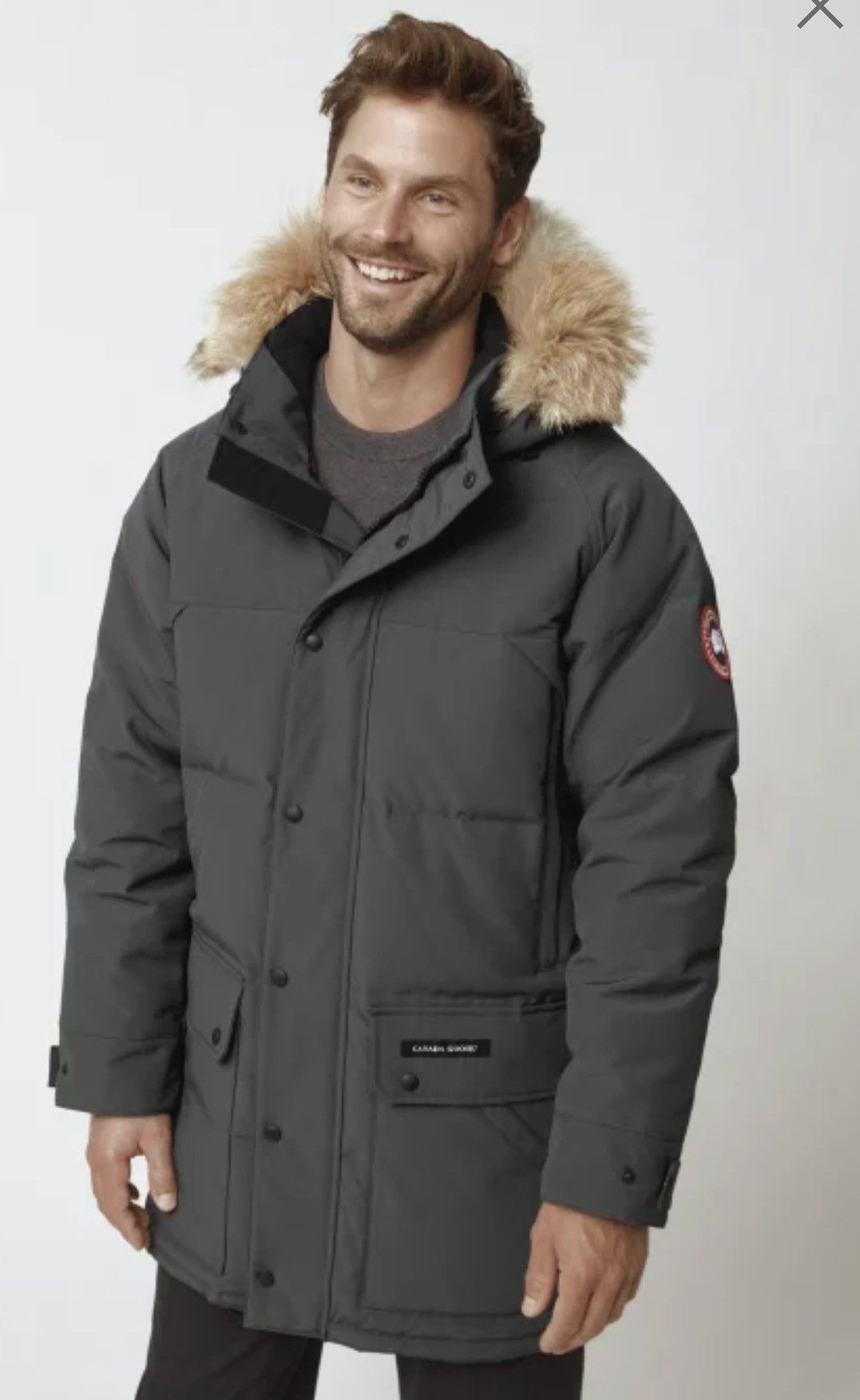 image of Canada Goose Canada Emory Parka in Black, Men's (Size Medium)