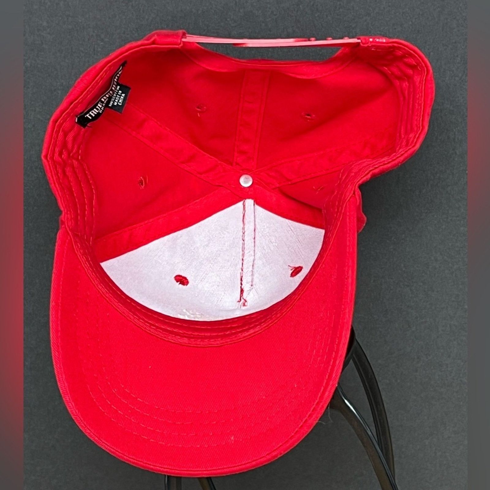 True Religion True Religion Hat Snapback Cap Horseshoe Buddha Script Logo Size ONE SIZE - 4 Thumbnail