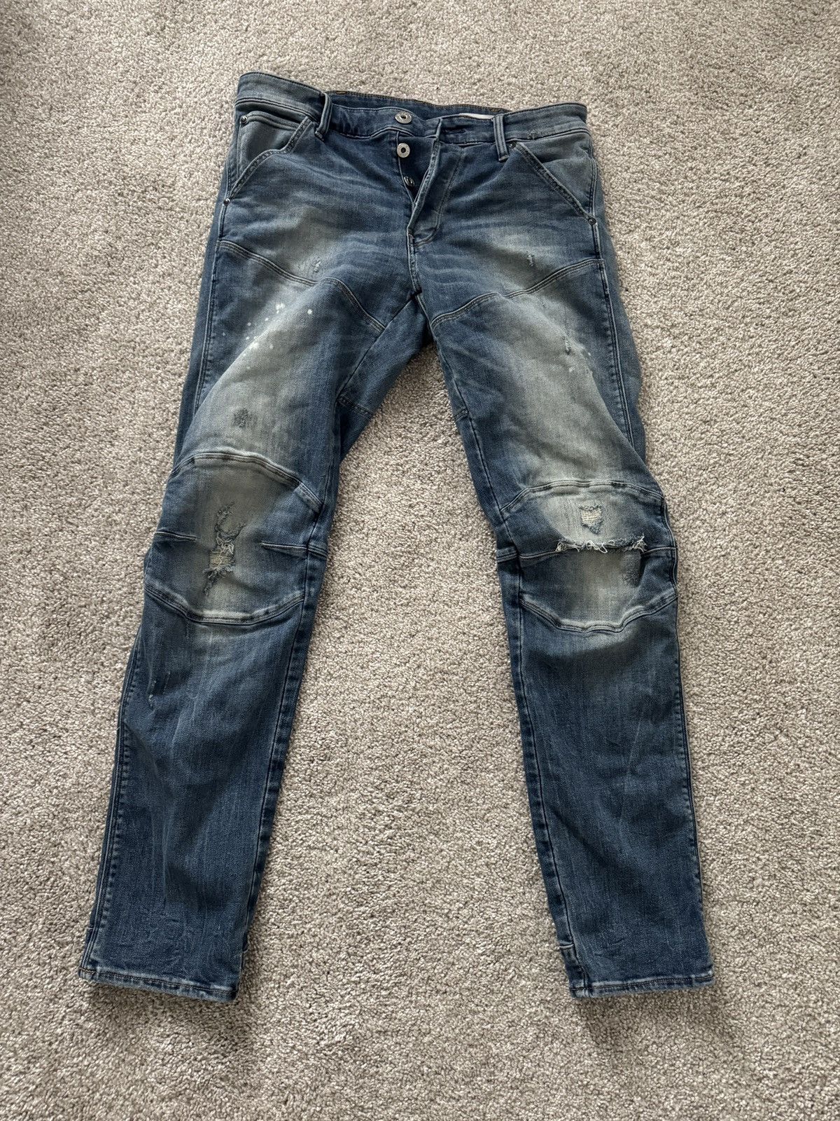 G-Star G-Star 5620 3D Slim Jeans Size US 31 - 1 Thumbnail