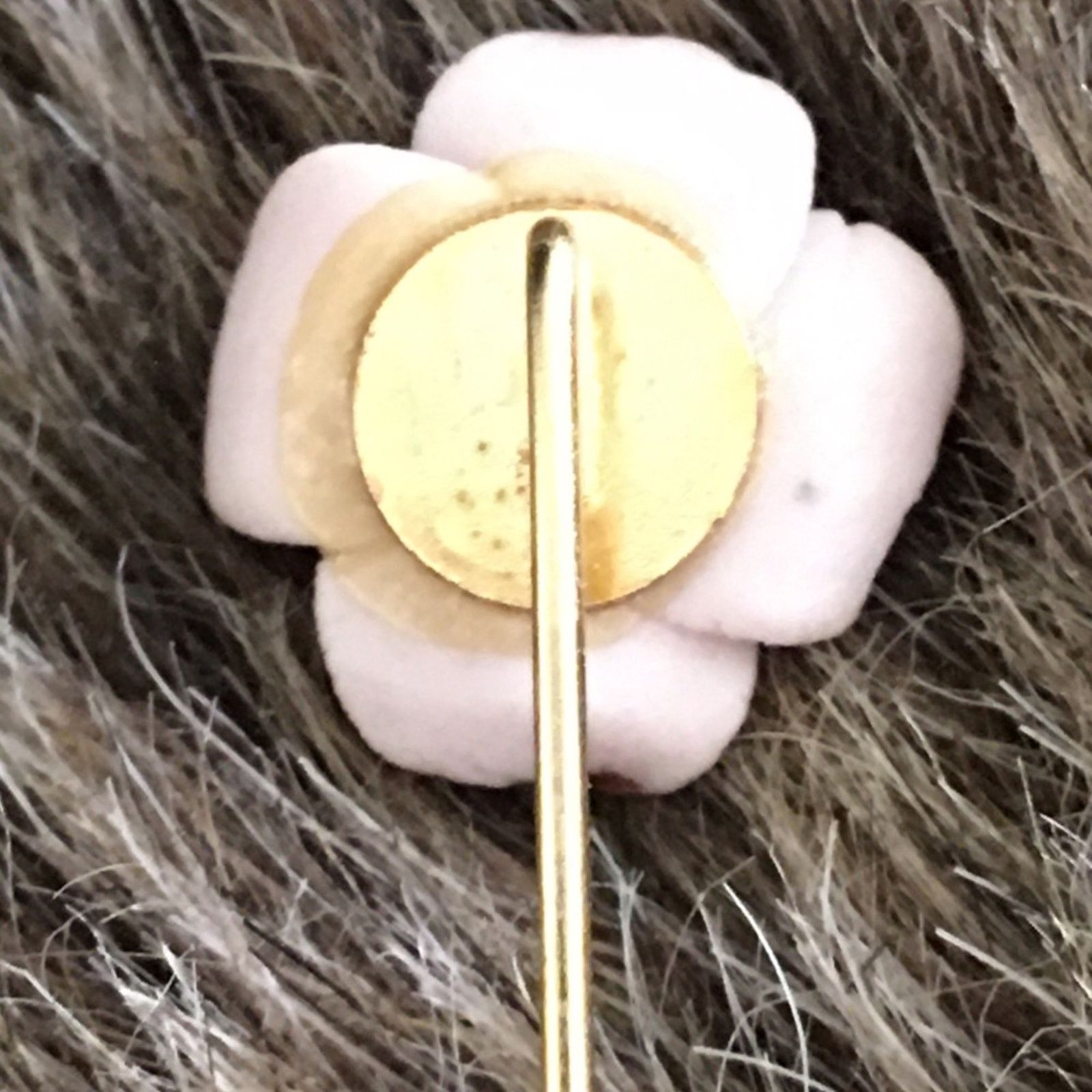 Vintage Vintage ceramic flower gold tone stick pin Size ONE SIZE - 4 Thumbnail