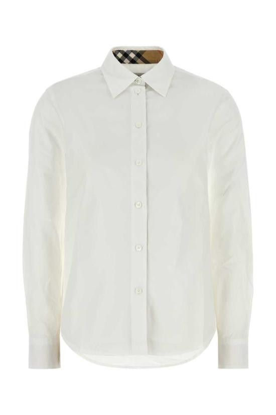 Burberry BURBERRY Women Shirts 8111217 A1464 WHITE Size XS / US 0-2 / IT 36-38 - 1 Thumbnail