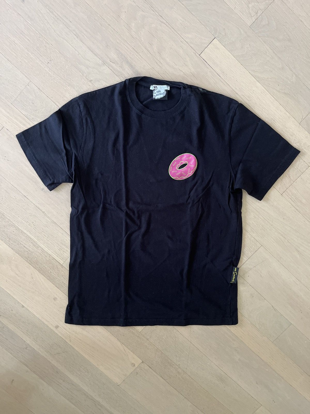 Zara Zara x The Simpsons Black T-Shirt - Streetwear Graphic Tee Size US S / EU 44-46 / 1 - 2 Thumbnail