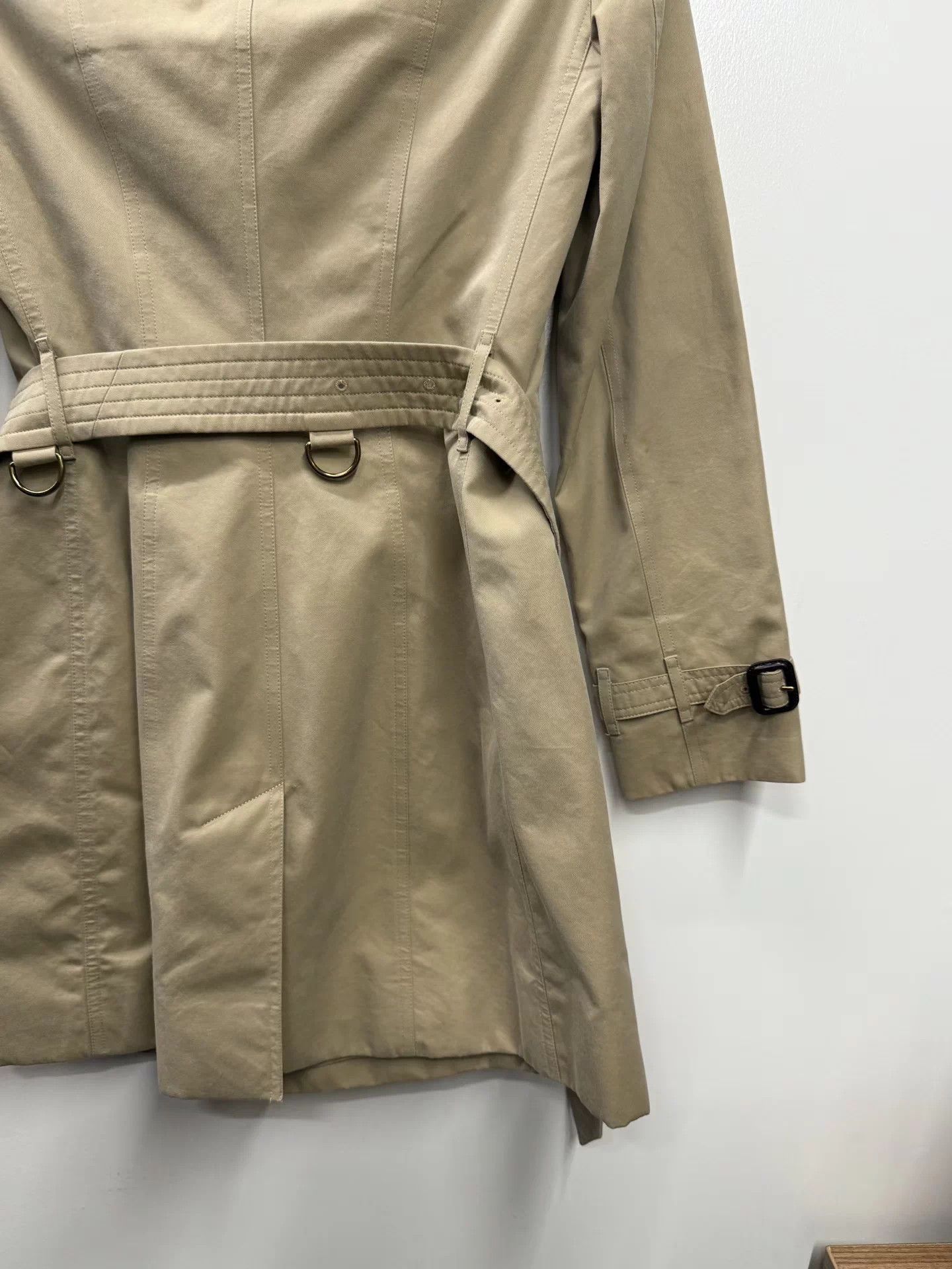Burberry Burberry Khaki DB Kensington Women's UK6 Trench Size XS / US 0-2 / IT 36-38 - 6 Thumbnail
