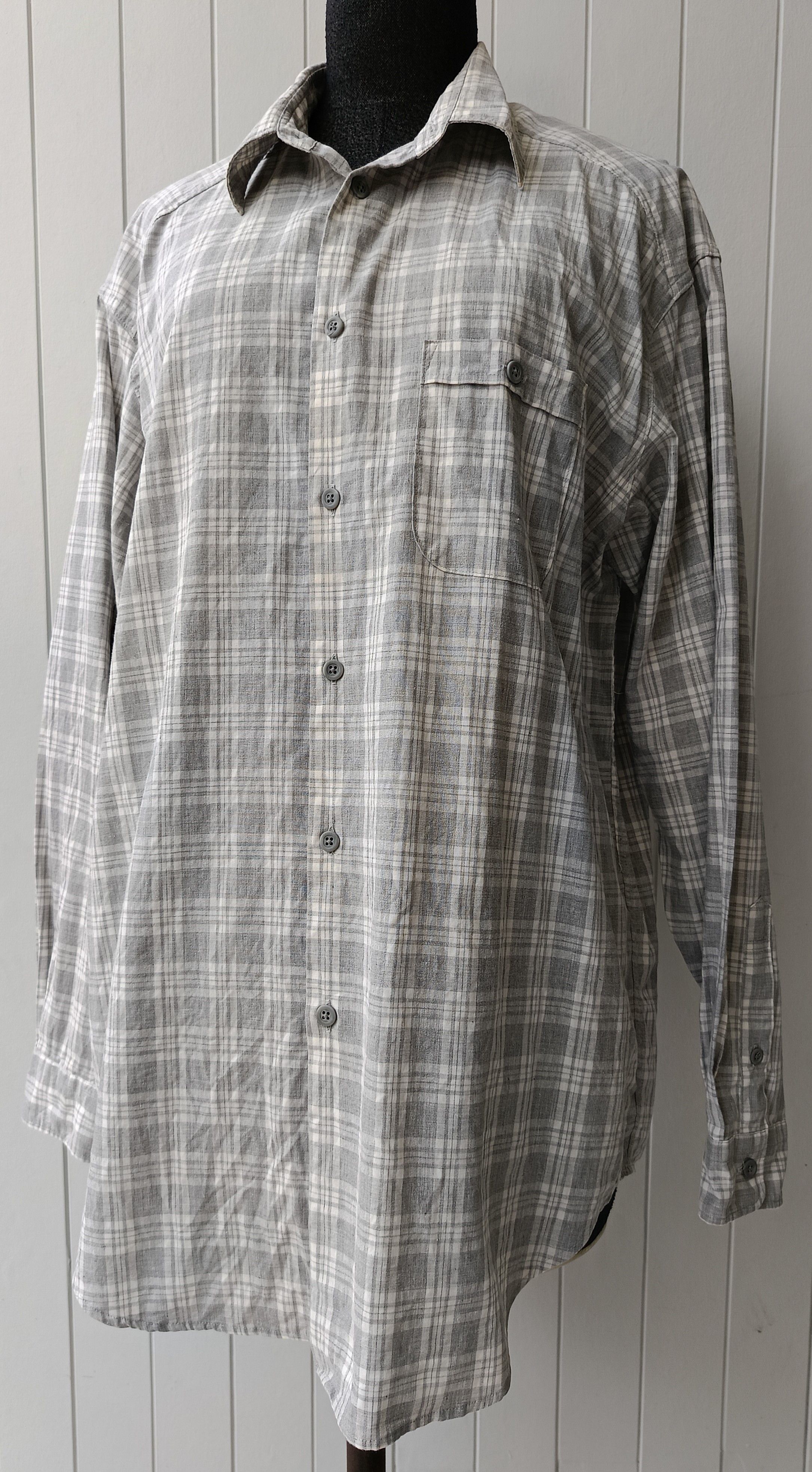 Yohji Yamamoto A.A.R Yohji Yamamoto D'urban Japan plaid check shirt Size US M / EU 48-50 / 2 - 1 Thumbnail