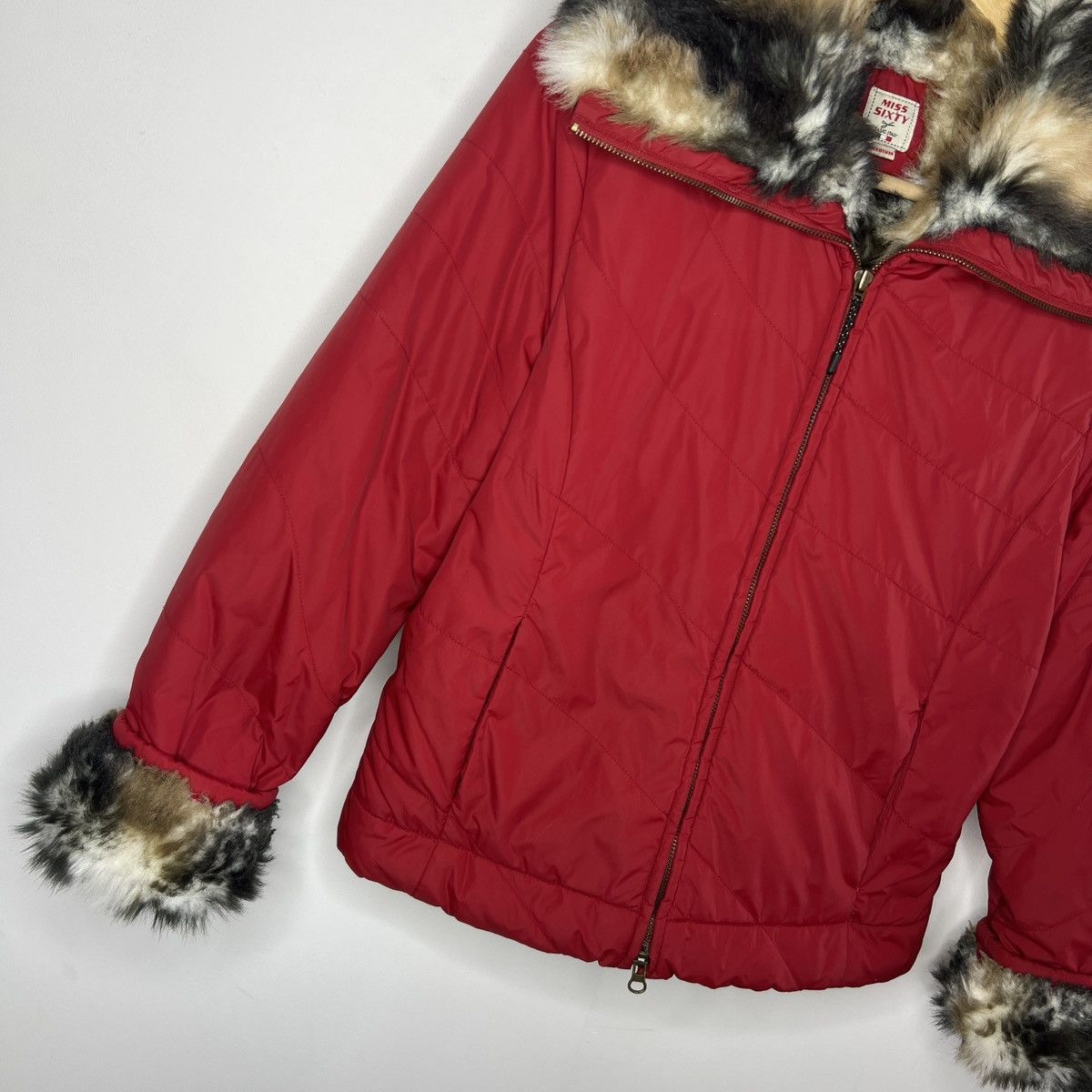 Japanese Brand Miss Sixty Vintage/Archive Faux Fur Jacket Size M / US 6-8 / IT 42-44 - 6 Thumbnail