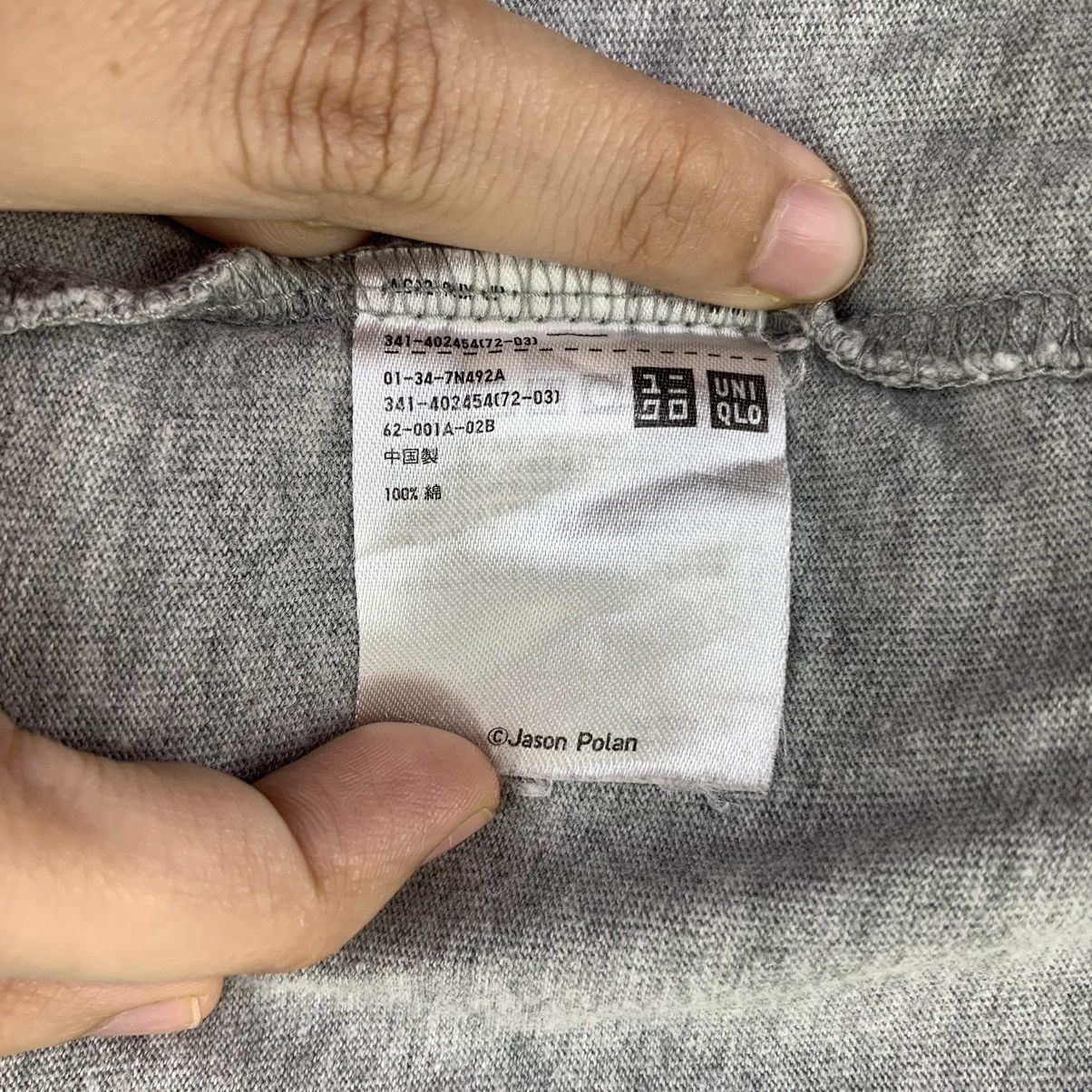 Vintage JASON POLAN x UNIQLO Tiger Embossed Pocket Tee Shirt Size L / US 10 / IT 46 - 6 Thumbnail