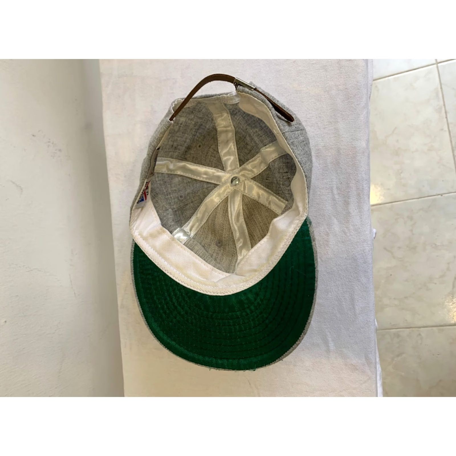 Ebbets Field Flannels Ebbets Field Flannels STS Grey Wool Vintage Authentic Baseball Cap Baseball Cap Mens One Size Gray USA Wool Flannel Size ONE SIZE - 2 Thumbnail