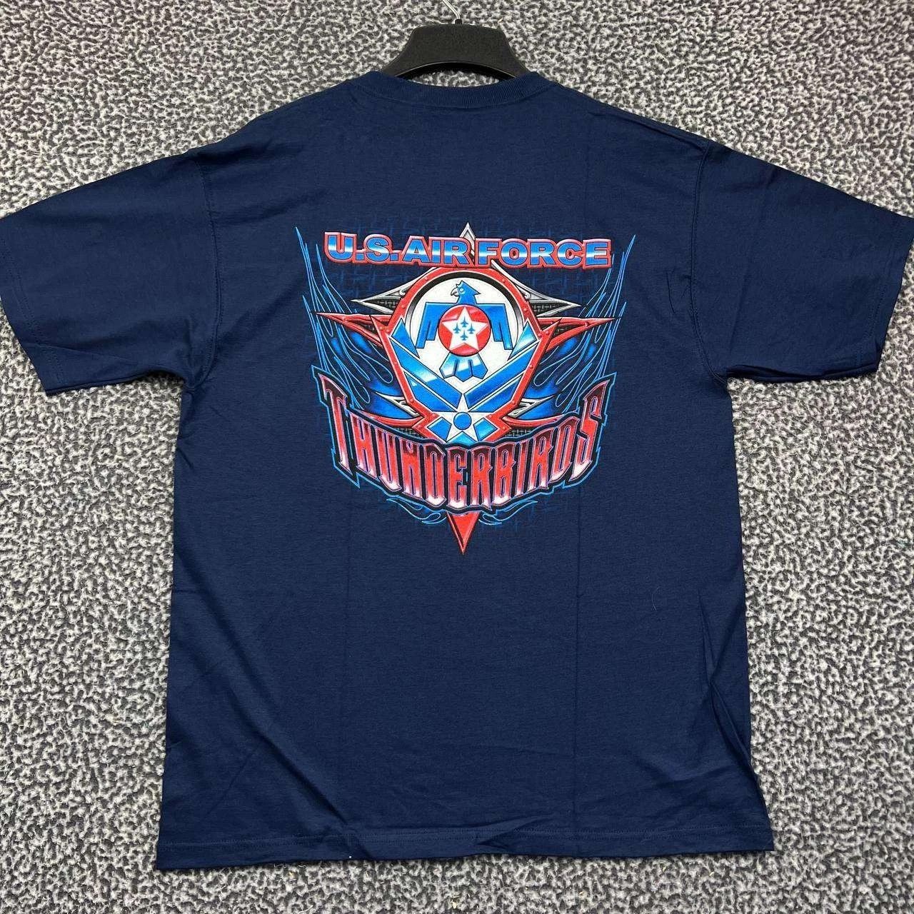 Fruit Of The Loom U.S Air Force Thunderbirds Shirt Men Crew Neck Cotton L Size US L / EU 52-54 / 3 - 2 Thumbnail