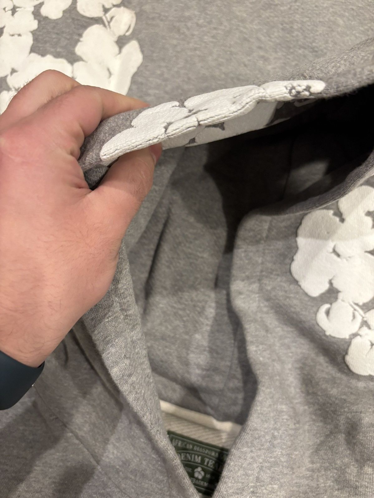 DENIM TEARS Denim Tears Grey Cottonwreath Hoodie Size US XL / EU 56 / 4 - 3 Thumbnail