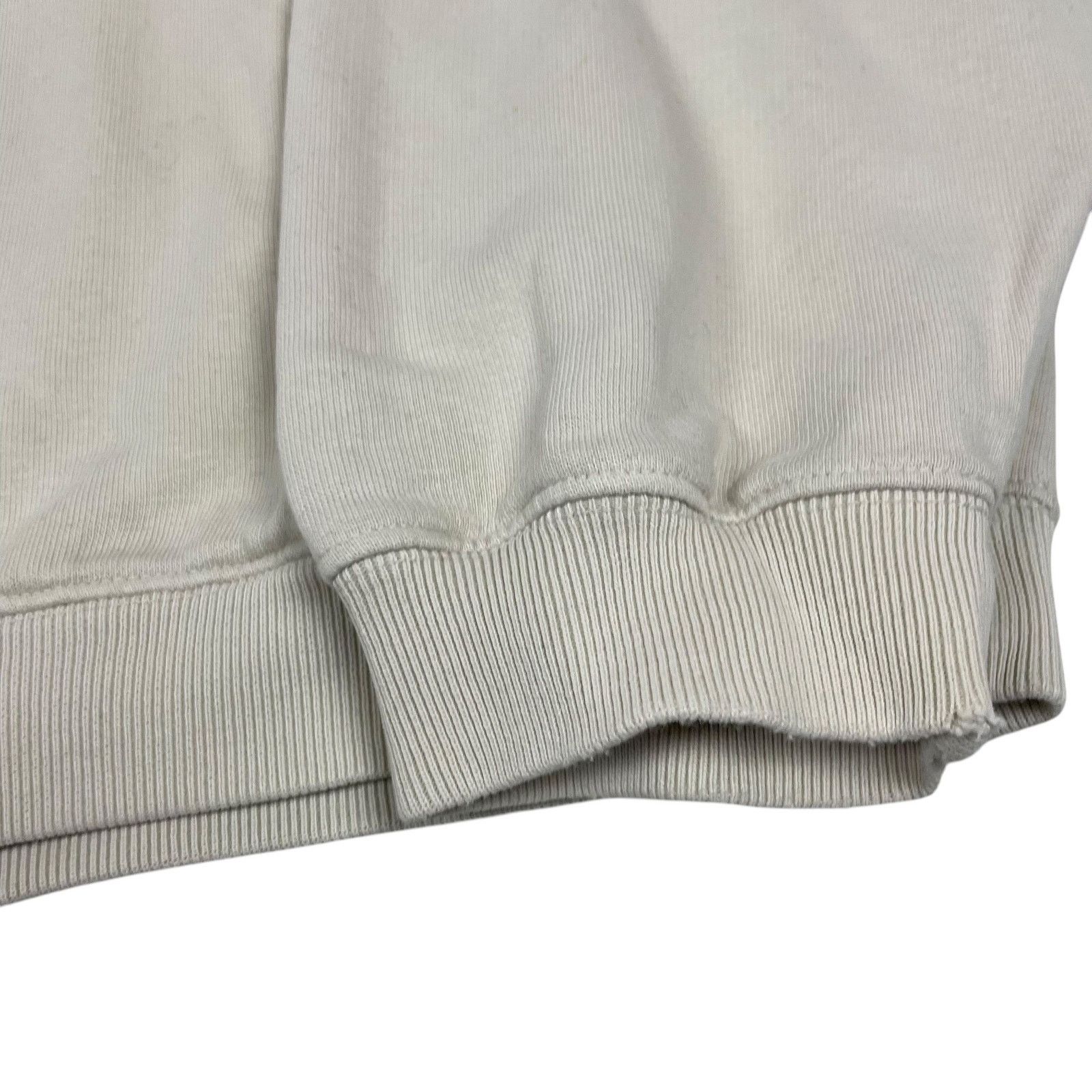 Nike × Vintage Nike Men's beige Swoosh Long Sleeve Pullover Hoodie Medium Size US M / EU 48-50 / 2 - 6 Thumbnail