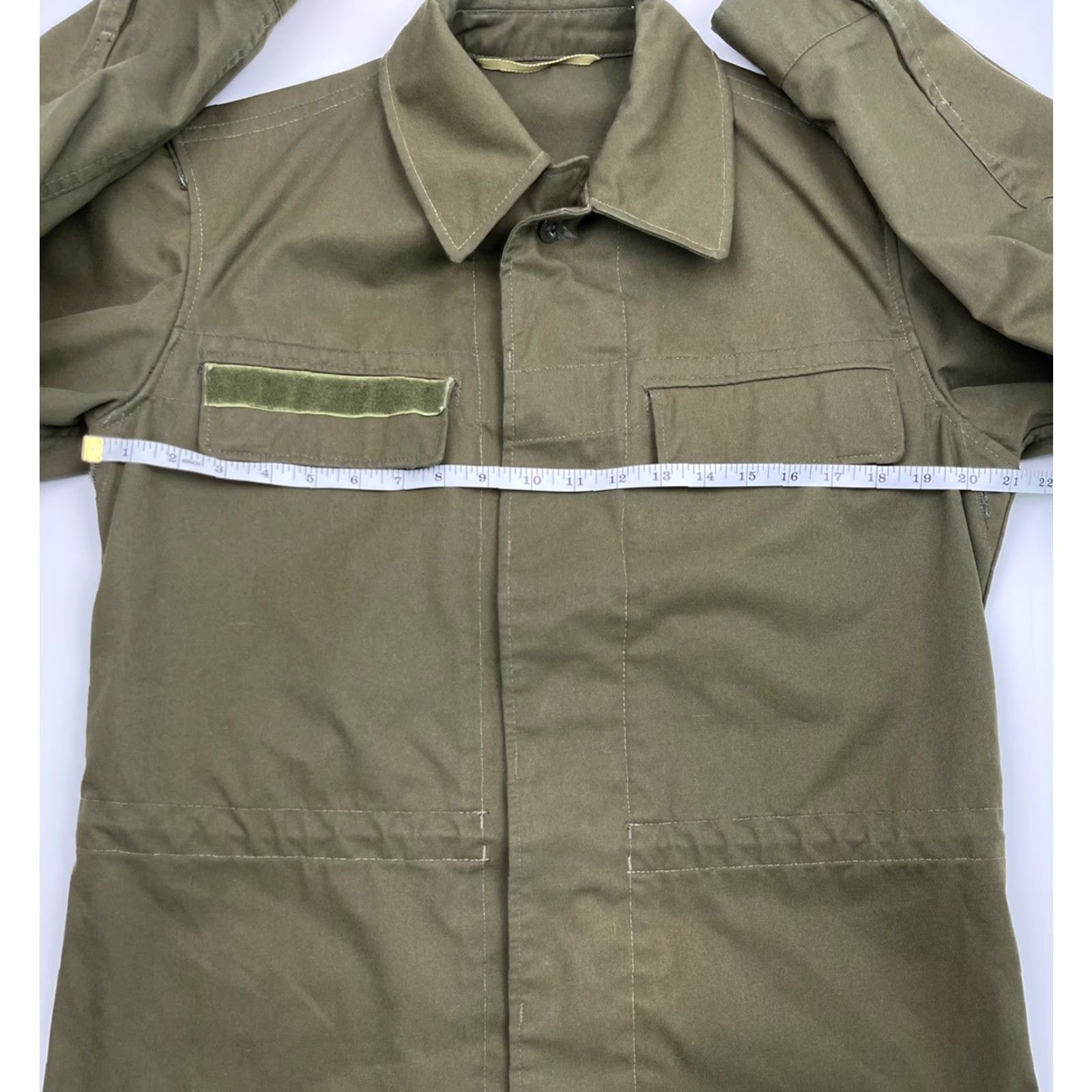 Vintage VINTAGE OZKN PRESEV Czech Republic Field Jacket Coat - Military-Style Army Green, 1991 90s, Size 42, Men, Canvas Utility Outerwear Size US XS / EU 42 / 0 - 7 Thumbnail