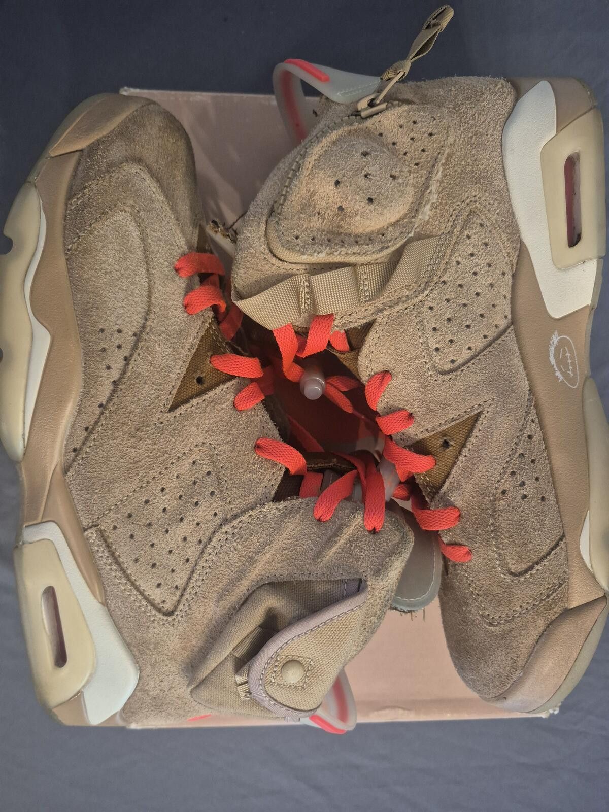 Jordan Brand Air Jordan 6 x Travis Scott “British Khaki” Size 9 Size US 9 / EU 42 - 6 Thumbnail