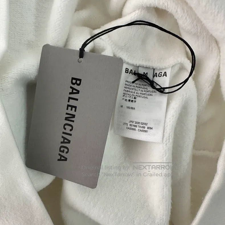 Balenciaga Balenciaga Venice water city white blurred mosaic hoodie Size US M / EU 48-50 / 2 - 4 Thumbnail