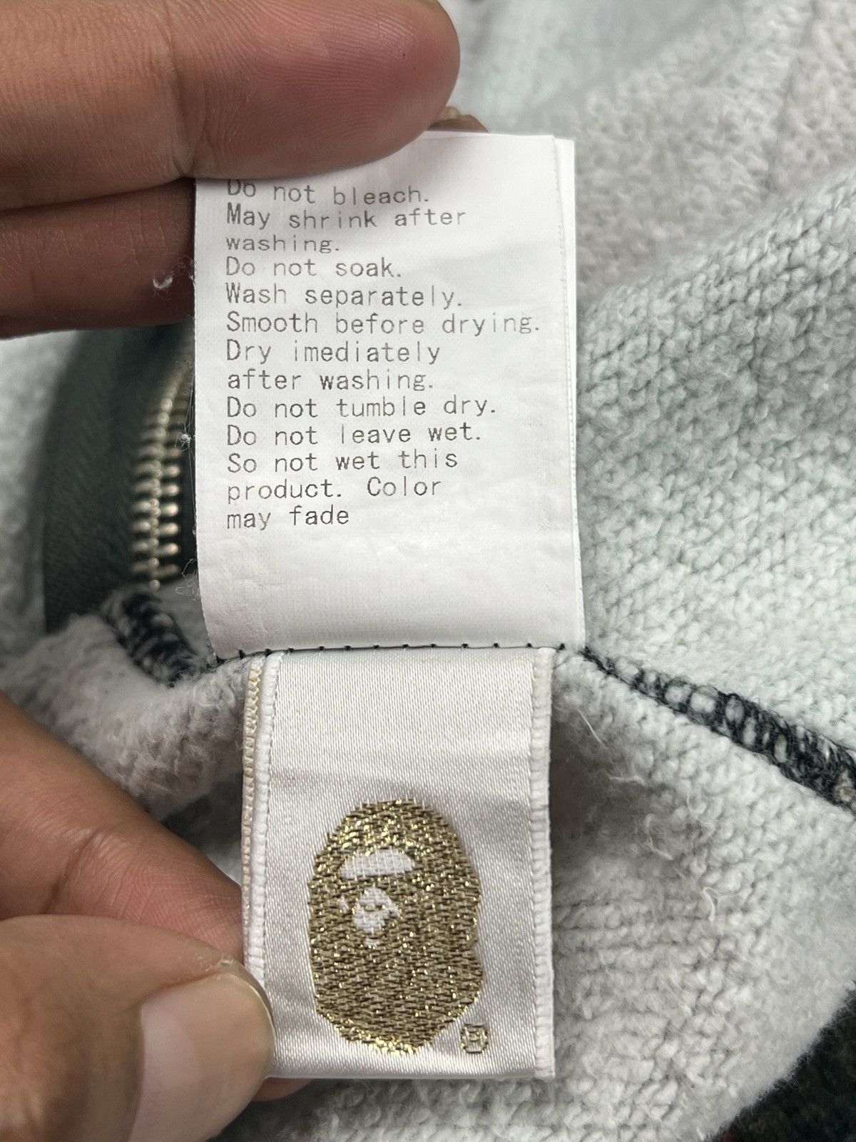 Bape Check Full Zip Hoodie