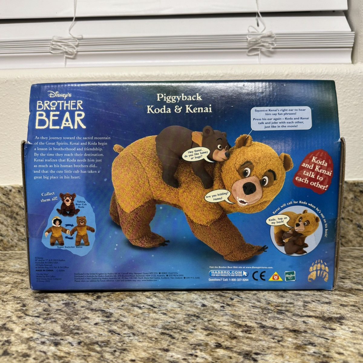 Disney × Vintage 2003 Brother Bear Piggyback Koda & Kenai Talking Hasbro Size ONE SIZE - 3 Thumbnail