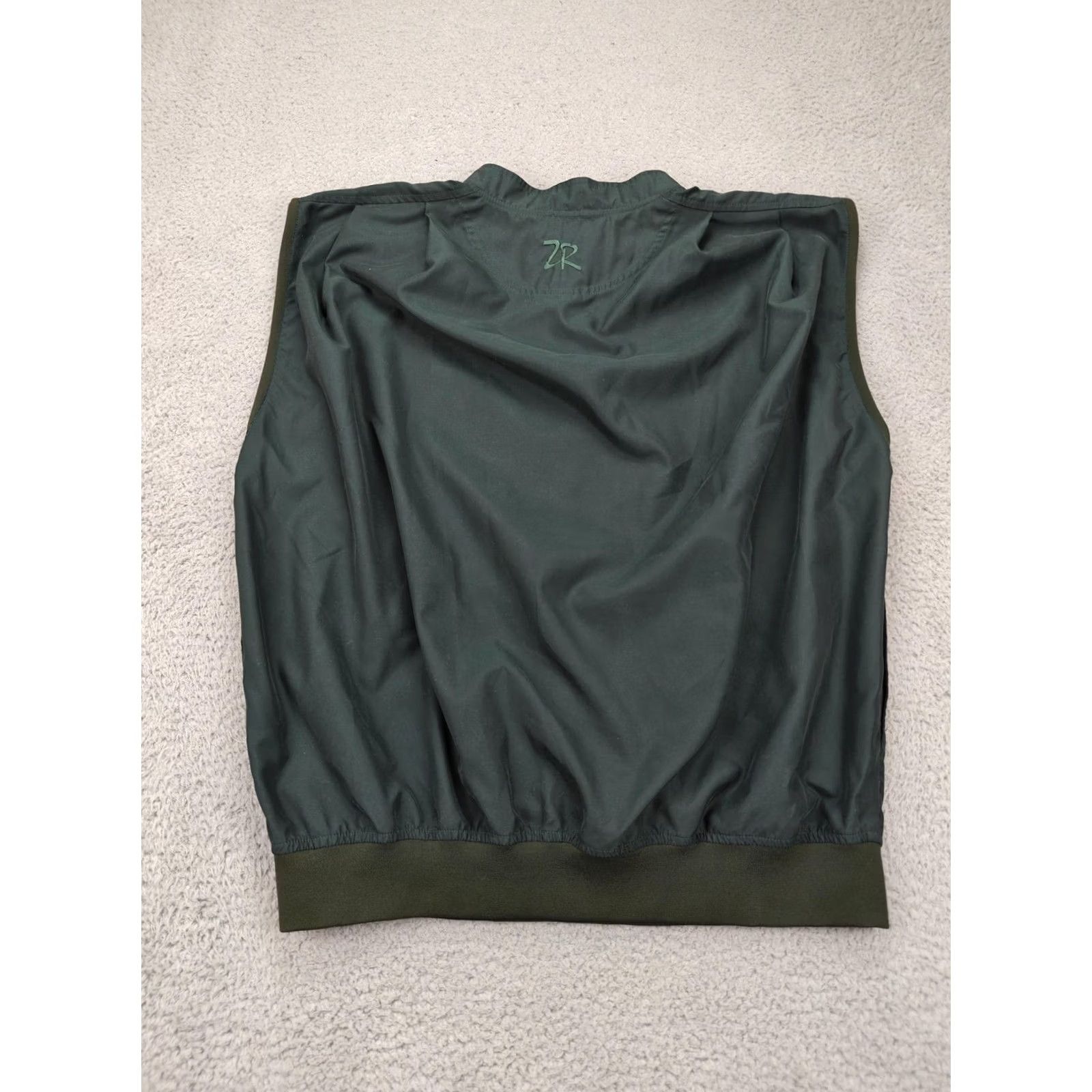 Vintage Zero Restriction Vest Mens Large Green Golf Lightweight Windbreaker ZR USA Size US L / EU 52-54 / 3 - 6 Thumbnail